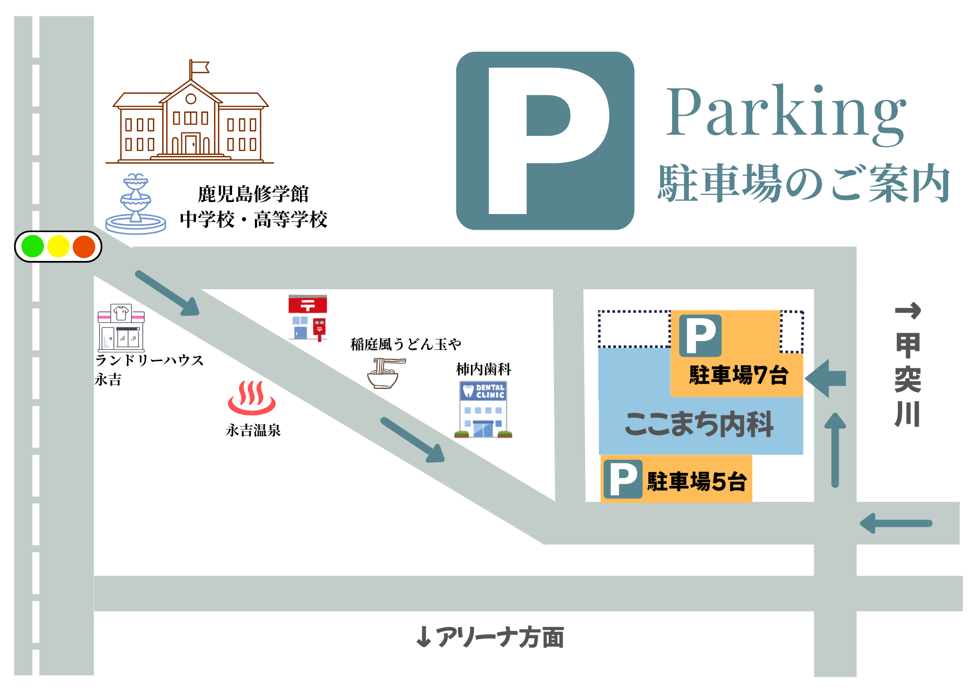駐車場のご案内