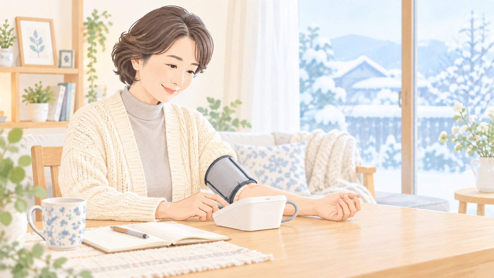 冬に血圧が高くなるのはなぜ？寒い季節の血圧管理と注意点